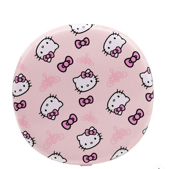 Hello Kitty® "Supercute Signature" Print LED Compact Mirror Pink - Picture 1 of 2